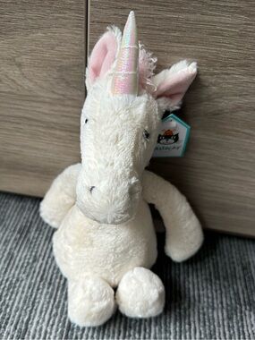 Jellycat Medium Bashful Unicorn Plush Stuffed Animal Toy New w/ Tags!